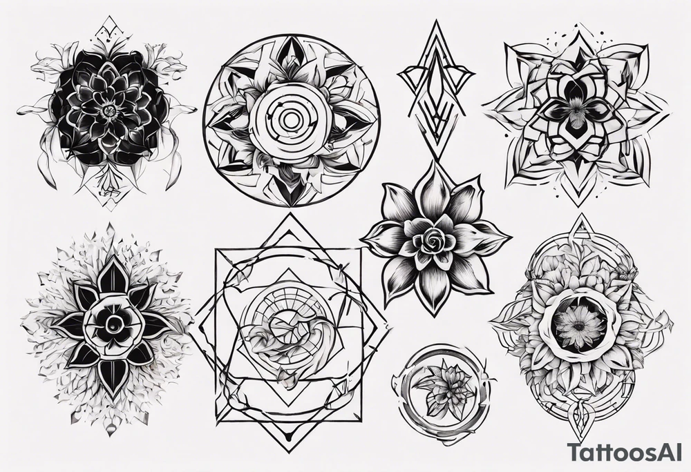 Takstein logo with flowerr tattoo idea