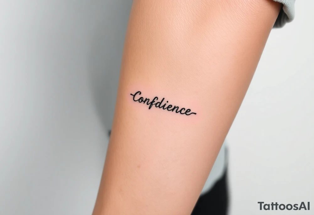 Confidence tattoo idea