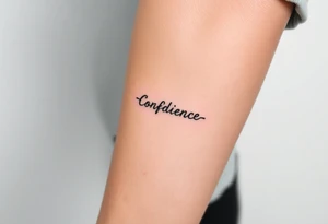 Confidence tattoo idea