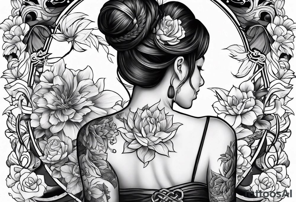 Family man tattoo idea