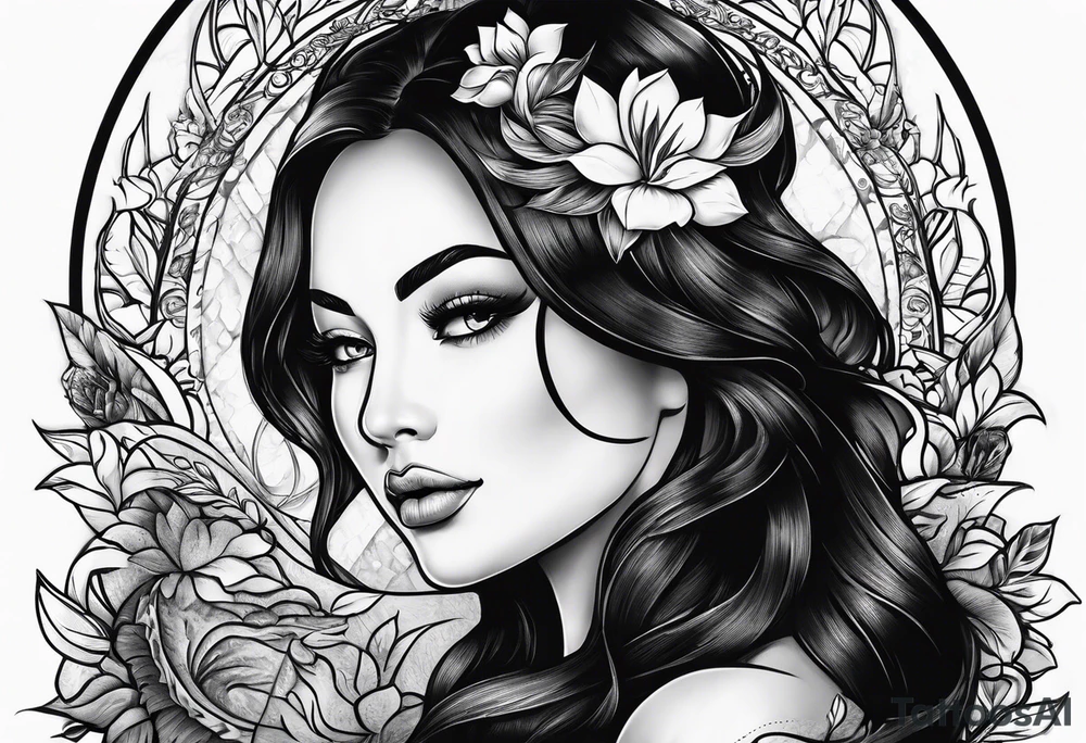 wisdom growth forgiveness loyalty enlightenment love respect tattoo idea