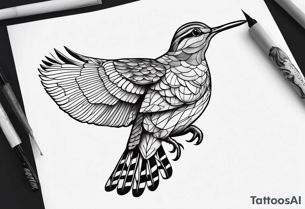 american woodcock tattoo idea