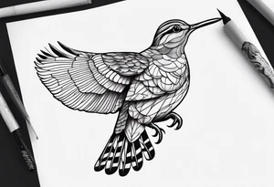 american woodcock tattoo idea