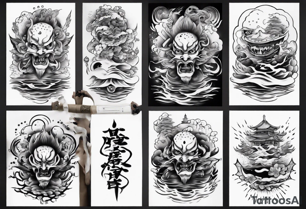 Wasser Geist tattoo idea