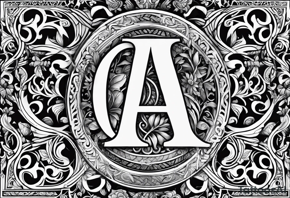 Greek letters tattoo idea