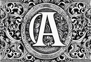 Greek letters tattoo idea
