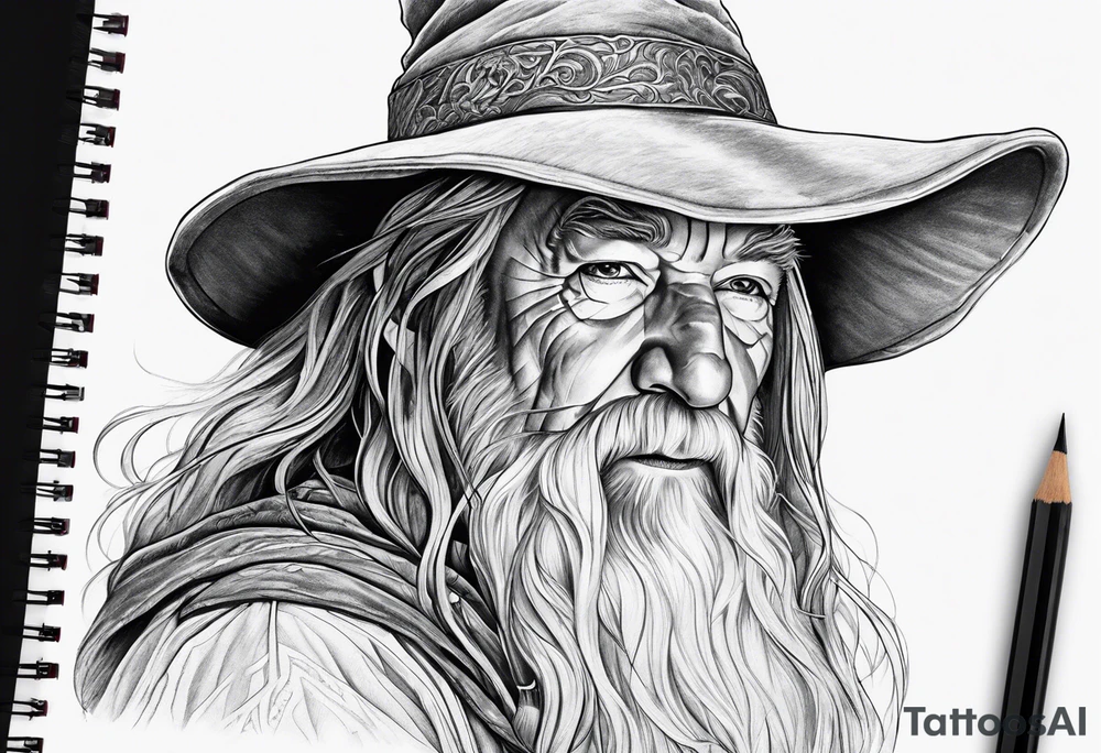 Gandalf tattoo idea