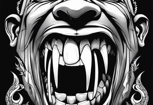 obama big teeth tattoo idea