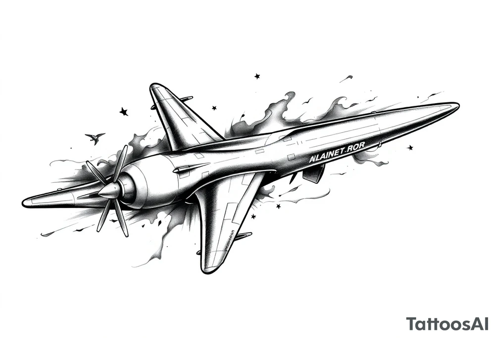 aviation sleeve tattoo idea