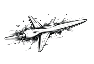 aviation sleeve tattoo idea