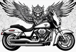 Car low rider gambar garuda tattoo idea