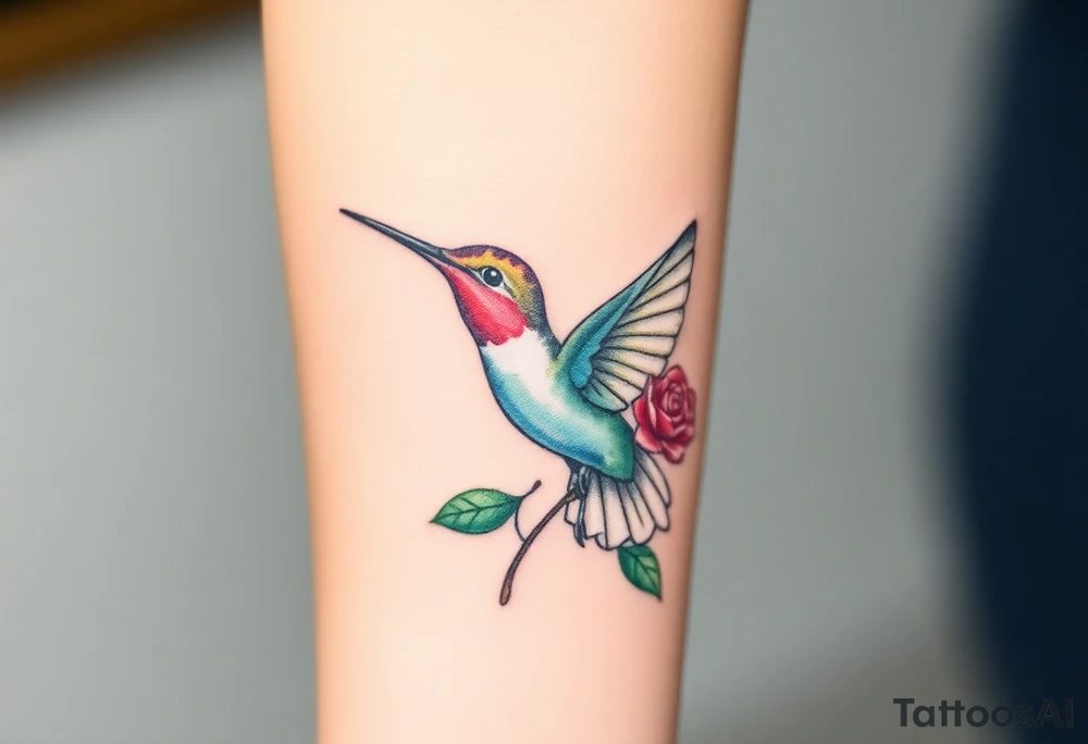 Name: Debby Deguzman 
8-17-61 to 5-29-25
Rose
Hummingbird tattoo idea