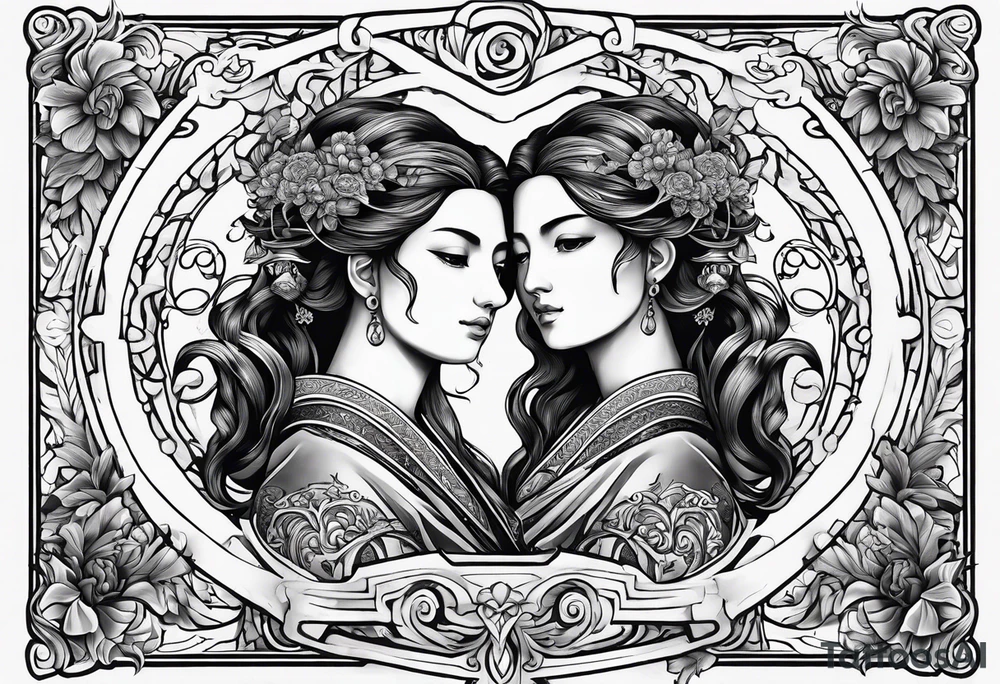 Stoicism Memonto Mori and Amor Fati on a scroll tattoo idea