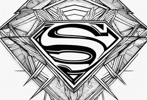 Superman flash tattoo idea