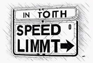 speed limit sign tattoo idea