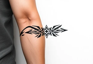 arawak indo tribe tribal tattoo half arm sleeve tattoo idea