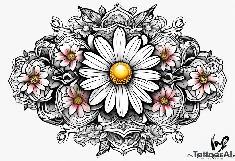 Daisy chain tattoo idea