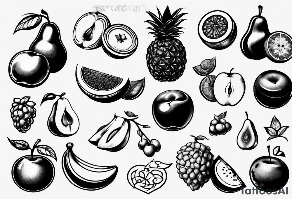 Fruits tattoo idea