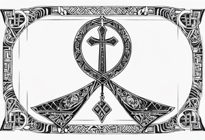 ankh, arm tattoo idea