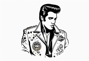 Las Vegas Elvis tattoo idea