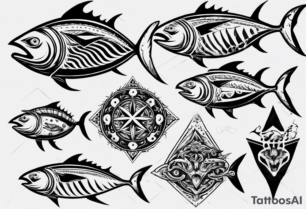 tuna tattoo idea