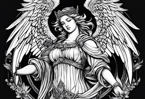 archangel Raphael tattoo idea