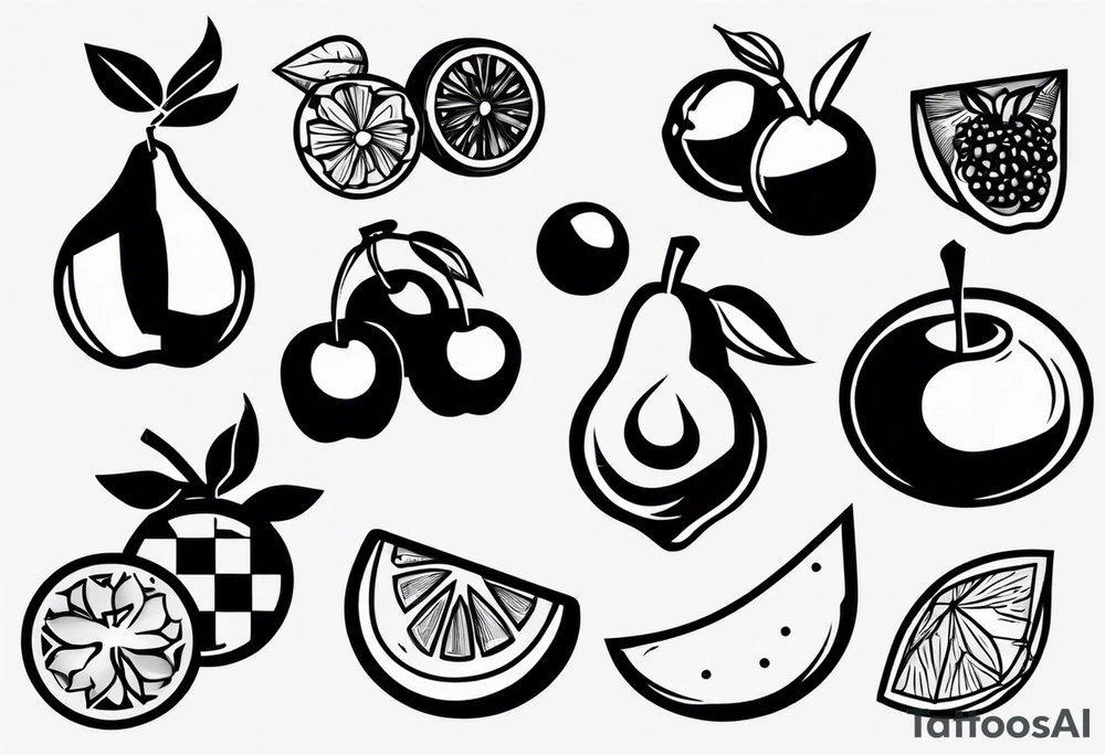 Fruits tattoo idea