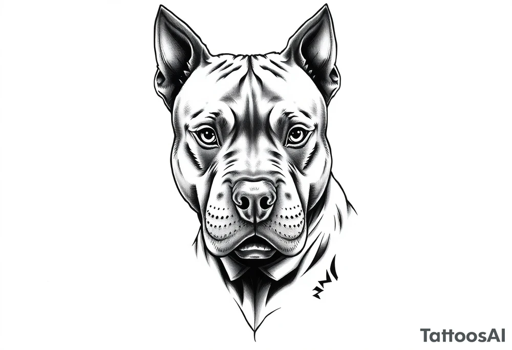 Pitbull niebieskie oczy , kobiety , hazard tattoo idea