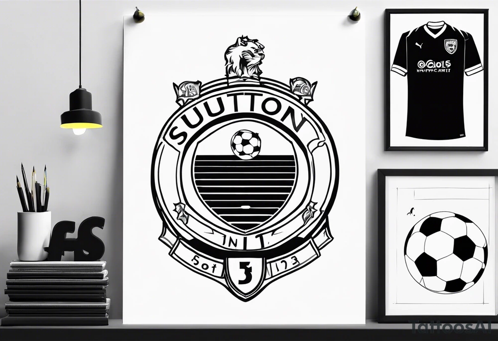 football, Sutton United tattoo idea
