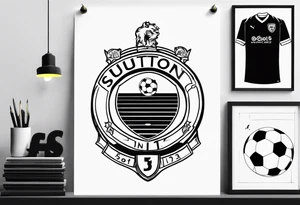 football, Sutton United tattoo idea