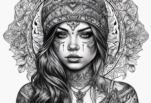 dead girl tattoo idea