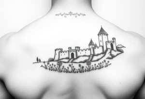 the meadow of the royal fortress. tattoo idea