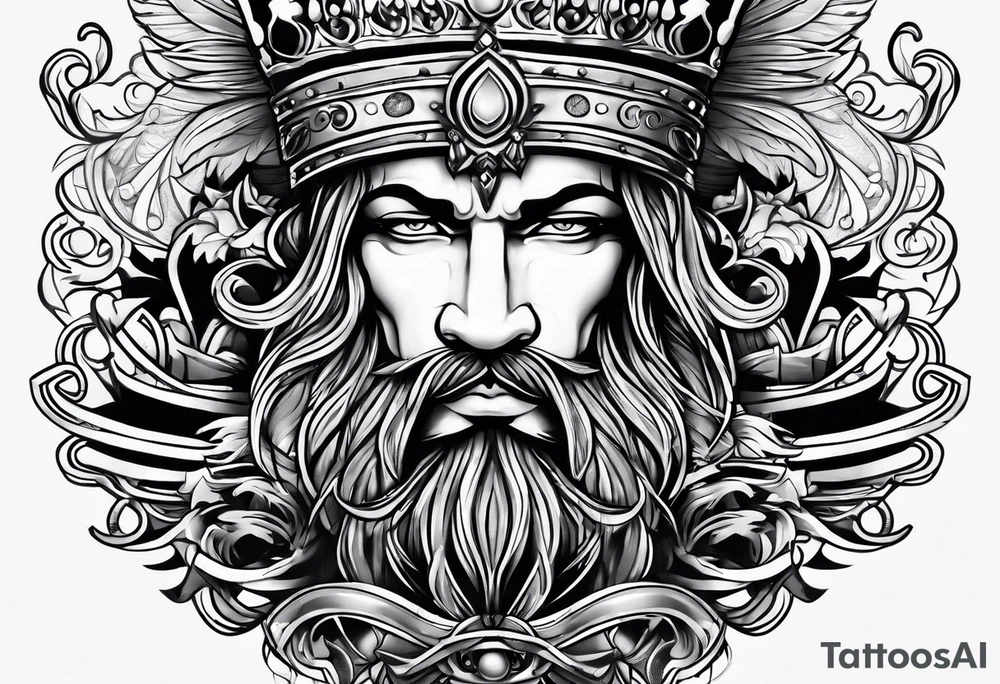 King tattoo tattoo idea