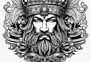 King tattoo tattoo idea