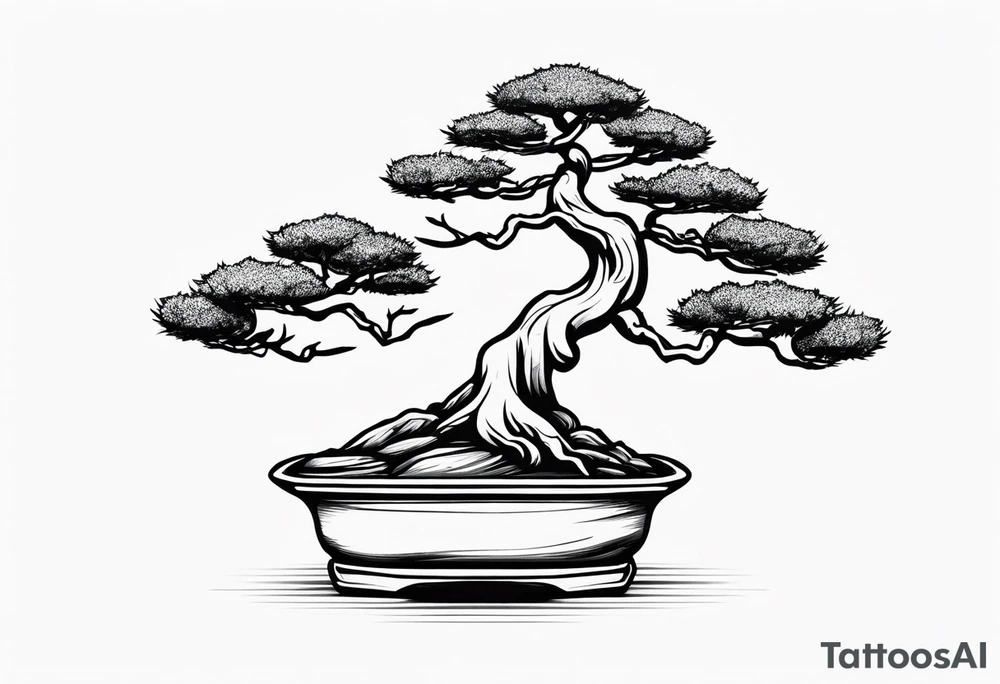 bonsai tattoo idea