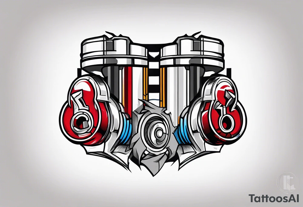 pistons tattoo idea