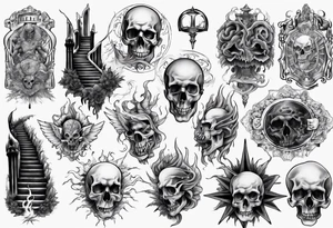 stairway to hell tattoo idea