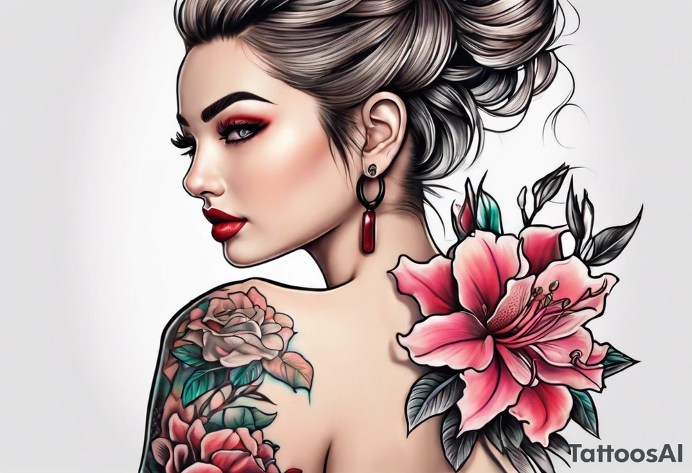 azalea tattoo idea