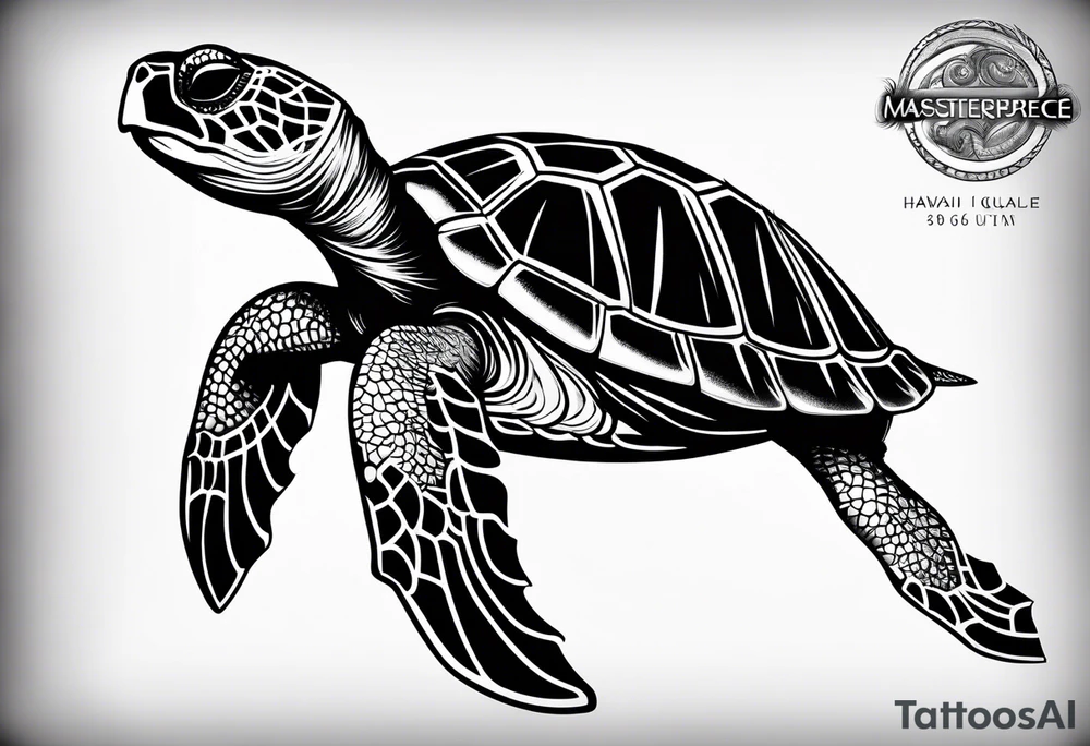 hawaii turtle tattoo idea