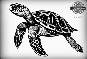 hawaii turtle tattoo idea