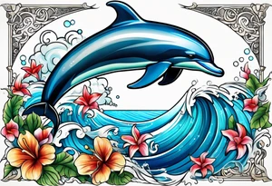 Dolphin taranto tattoo idea