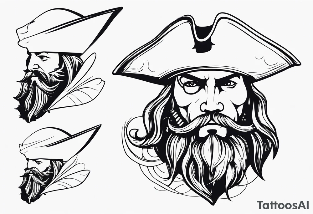 Pirate Olivier Levasseur dit  la Buse tattoo idea