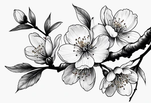 Cherry blossom for back tattoo tattoo idea