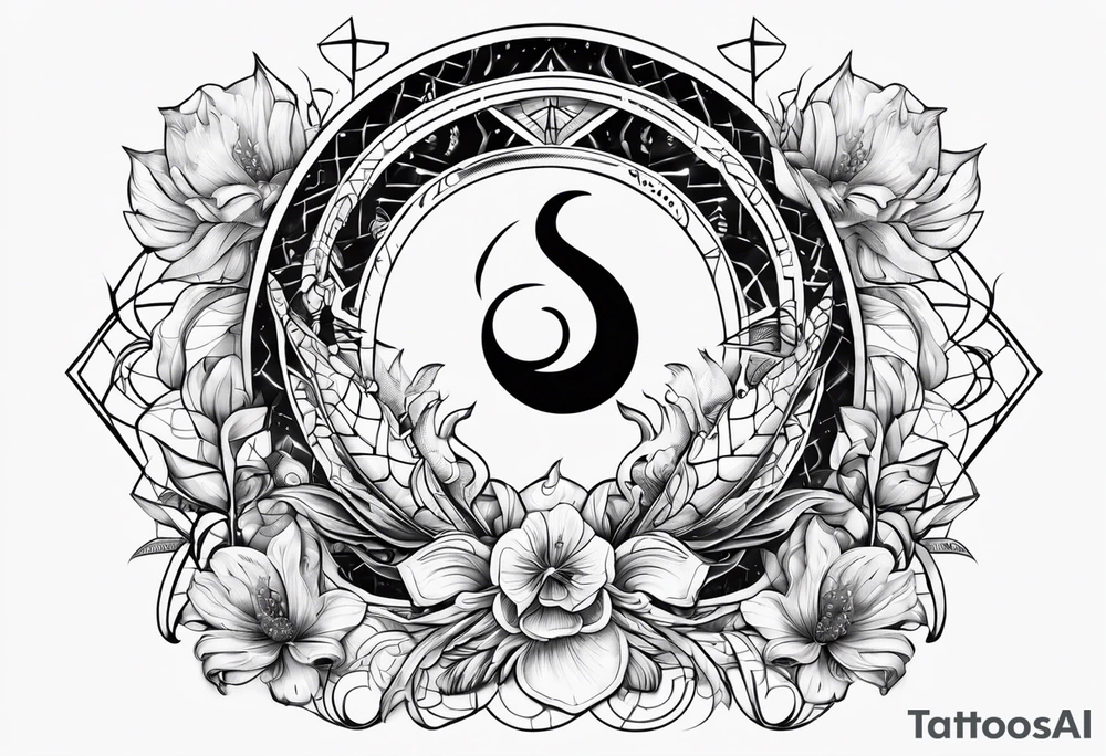 Scorpio with Libra with Pices tattoo idea