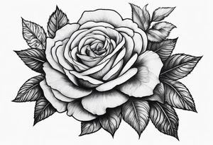 Skanderbeg roses time tattoo idea