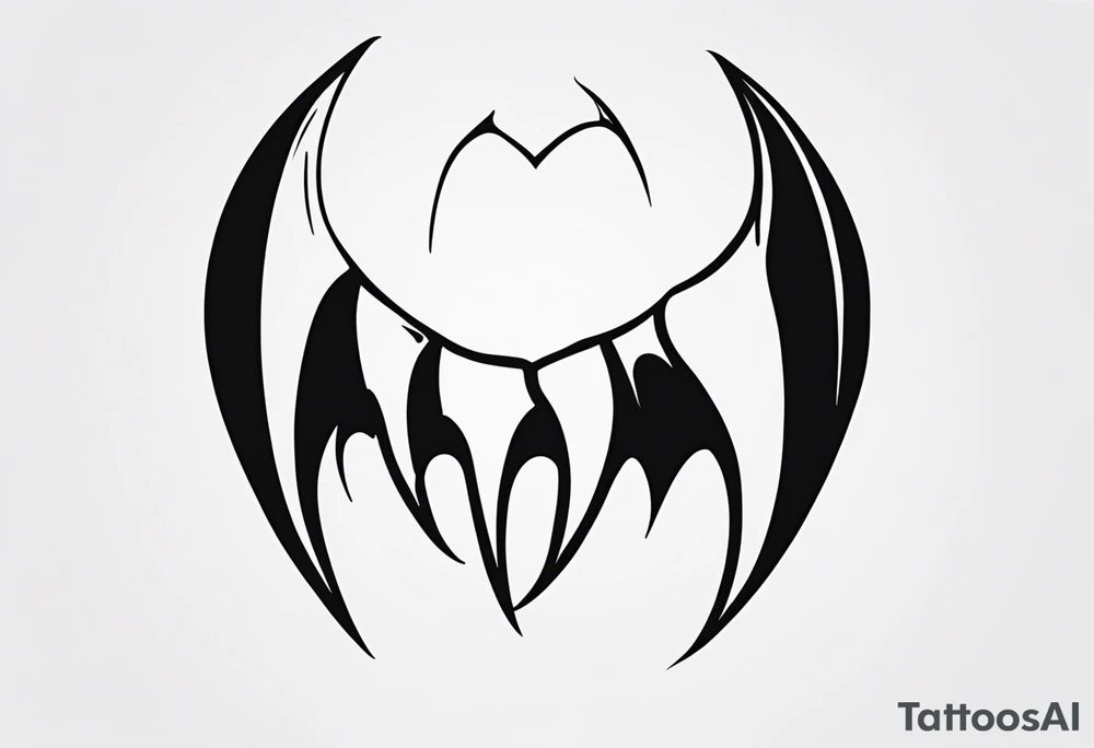 Vampire Fangs tattoo idea