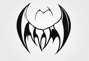 Vampire Fangs tattoo idea