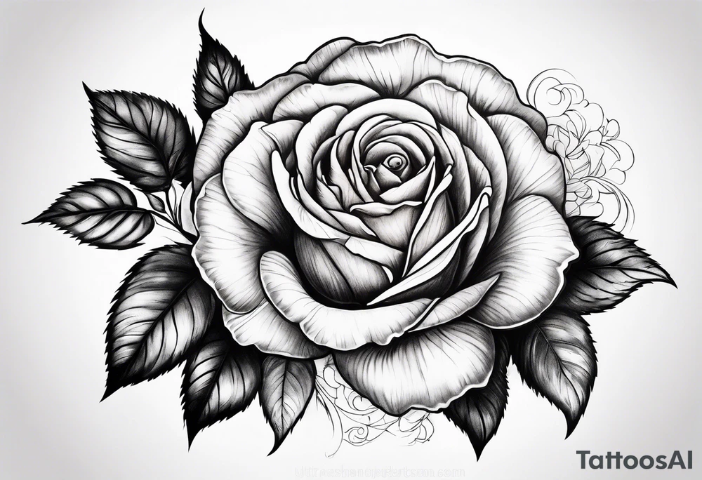 rose tattoo idea