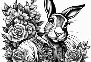 Bad bunny tattoo idea