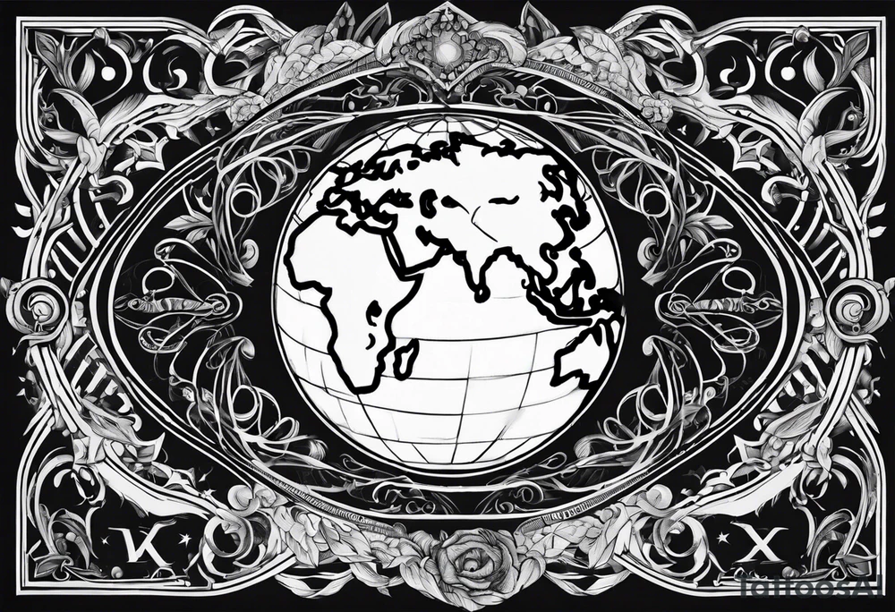 earth tattoo idea